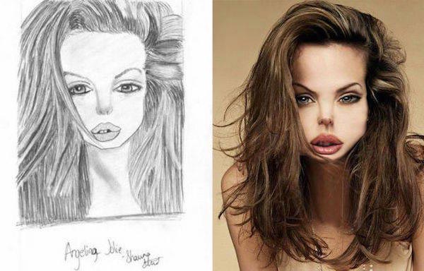 если бы знаменитости выглядели как фан-арт, если бы звёзды выглядели как фан-арт