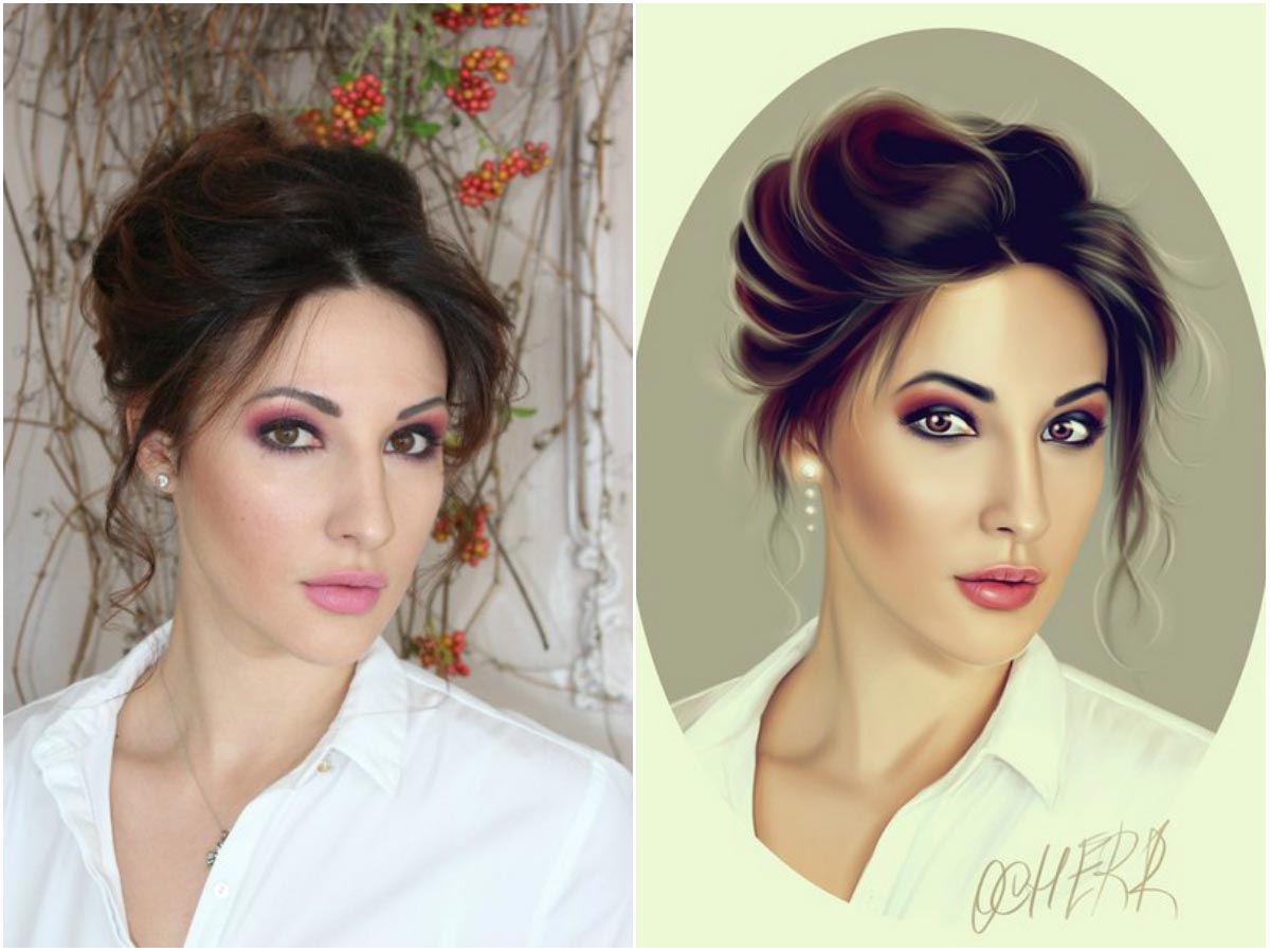 до и после фотошопа, красивый фотошоп