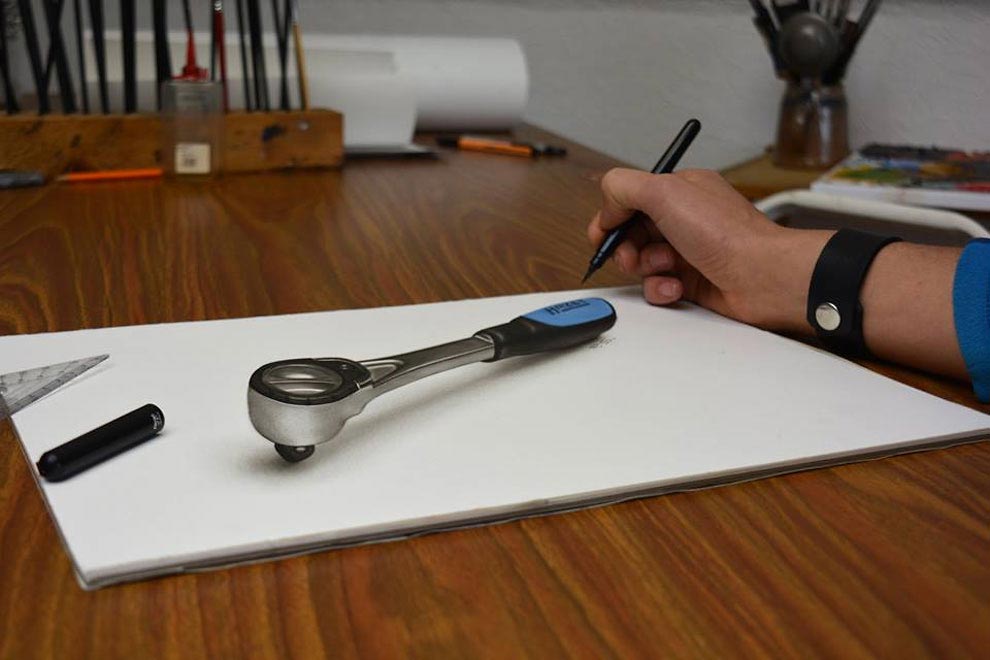 3D-рисунки, реалистичные объёмные рисунки, Стефан Пабст, Stefan Pabst