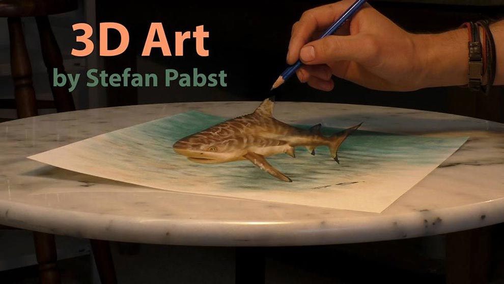 3D-рисунки, реалистичные объёмные рисунки, Стефан Пабст, Stefan Pabst
