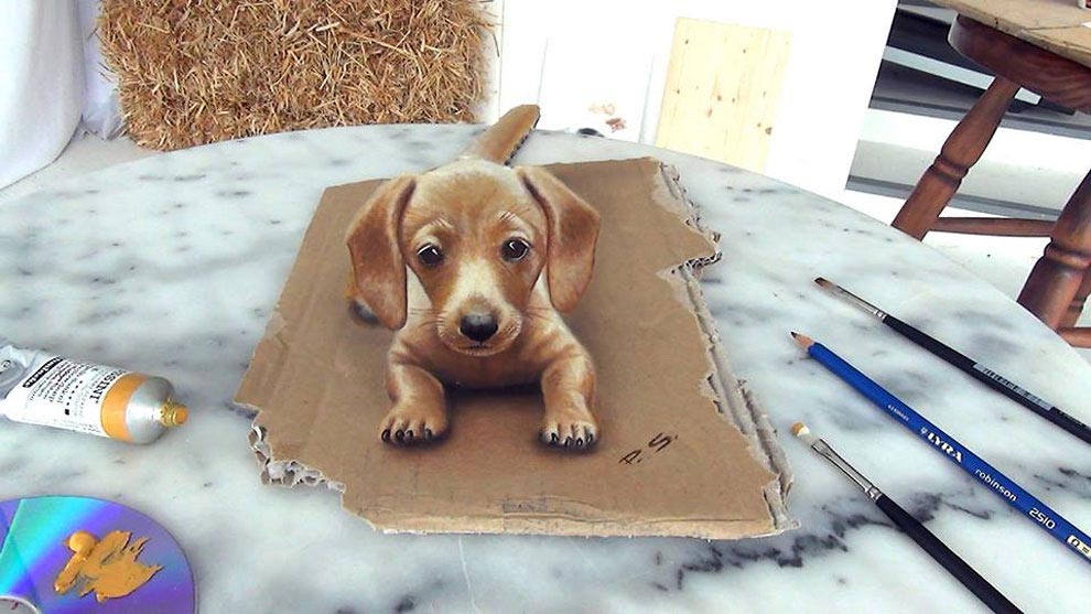 3D-рисунки, реалистичные объёмные рисунки, Стефан Пабст, Stefan Pabst