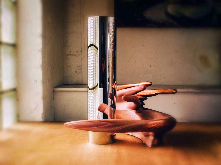 анаморфные скульптуры,Джотни Гурвиц, Jonty Hurwitz