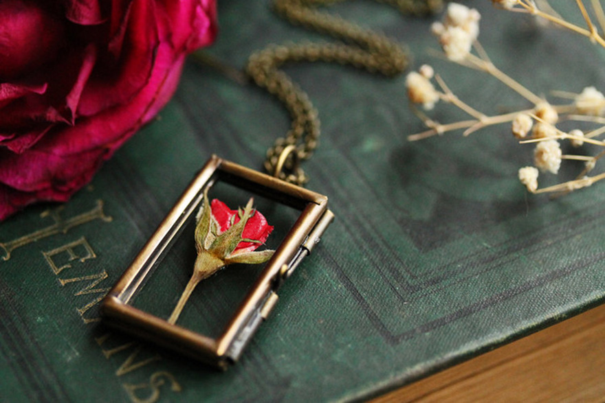  террариумы-ожерелья, террариумы украшения с растениями внутри