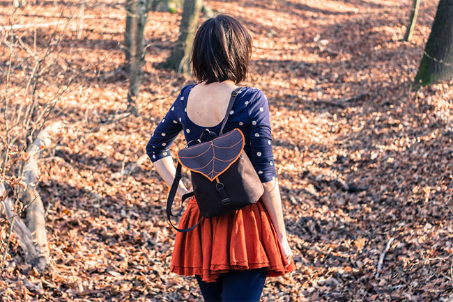 рюкзаки в виде листьев, Leafling, природный дизайн