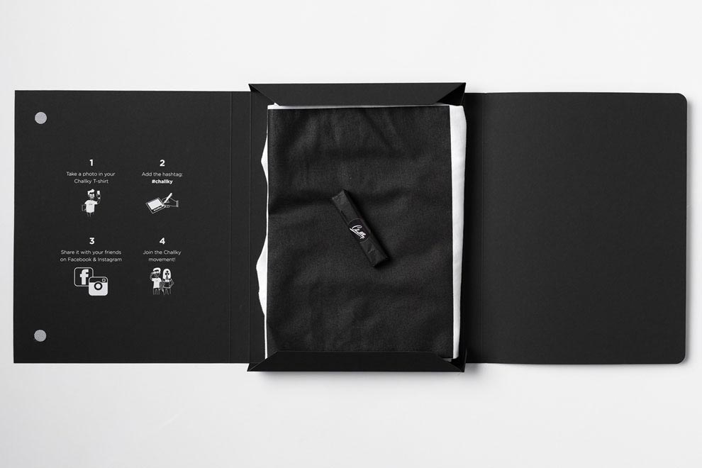 Challky, футболка на которой можно рисовать мелом