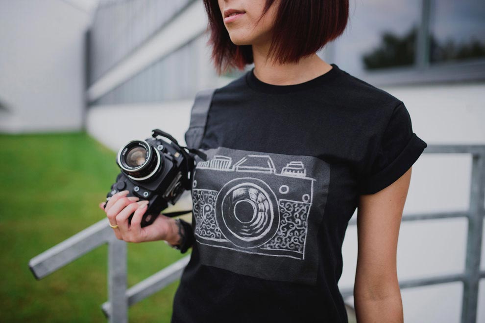 Challky, футболка на которой можно рисовать мелом