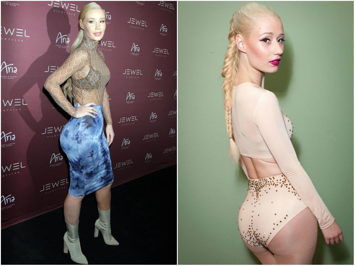 звёзды с большими ягодицами, силиконовые ягодицы звёзд