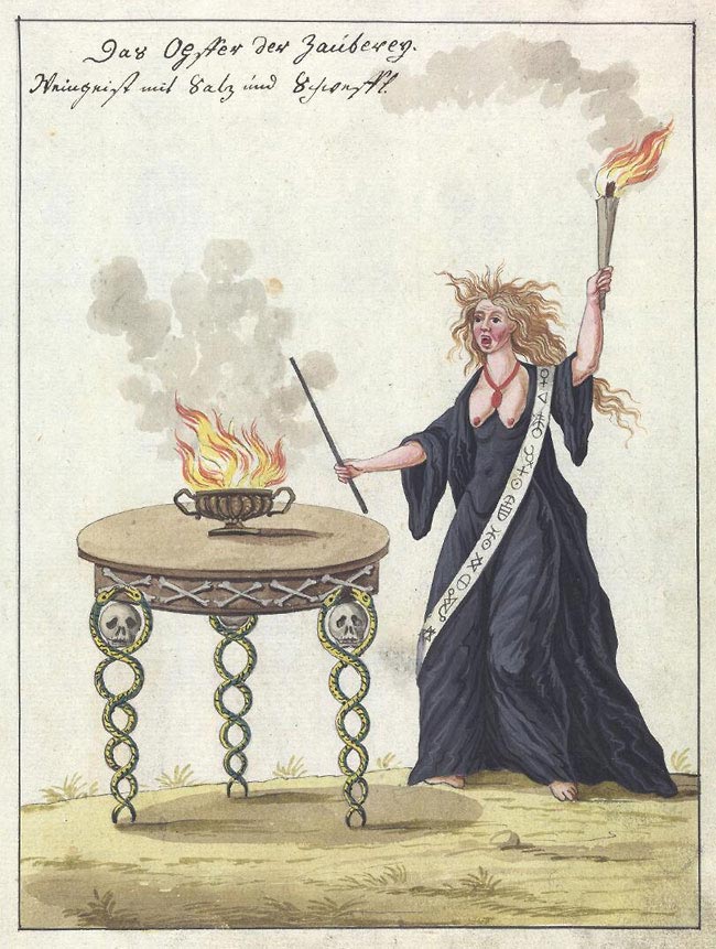 Дьявол и его слуги: демонические иллюстрации оккультной книги 18 века Дьявол и его слуги, иллюстрации оккультной книги