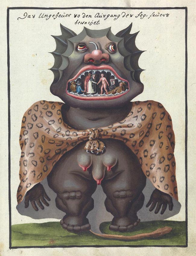 Дьявол и его слуги: демонические иллюстрации оккультной книги 18 века Дьявол и его слуги, иллюстрации оккультной книги