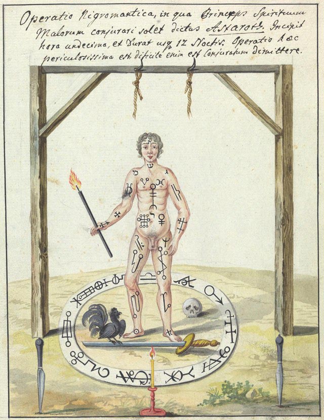 Дьявол и его слуги: демонические иллюстрации оккультной книги 18 века Дьявол и его слуги, иллюстрации оккультной книги