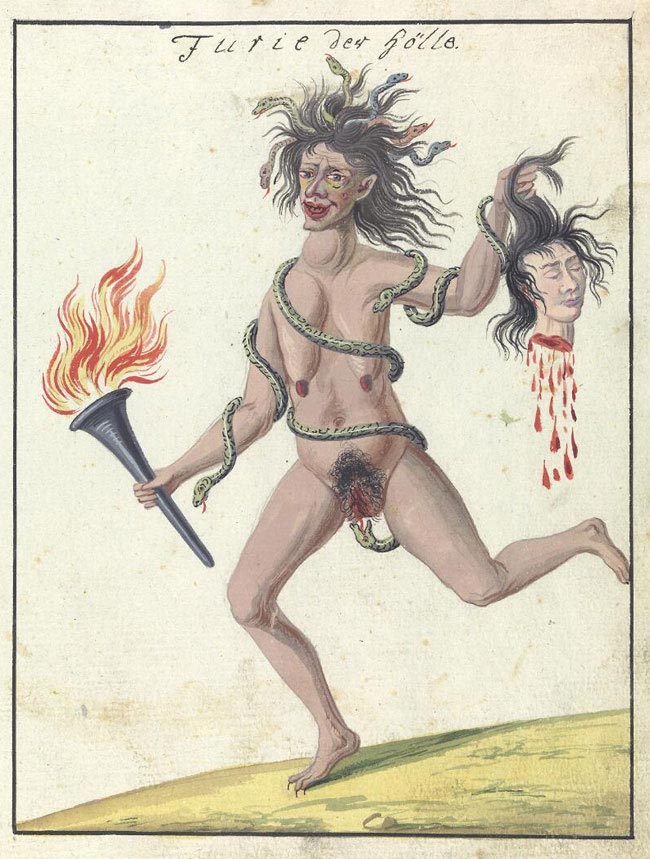 Дьявол и его слуги: демонические иллюстрации оккультной книги 18 века Дьявол и его слуги, иллюстрации оккультной книги