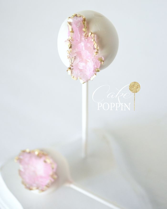 Сладости с жеодами, съедобные кристаллы