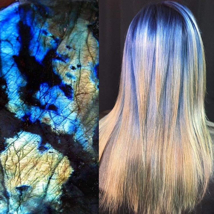 Урсула Гофф, Ursula Goff, красит волосы в стиле фотографий из интернета, красит волосы произведения искусства