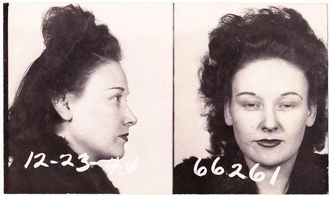 Магшоты преступниц 40-60-х годов, магшоты преступниц прошлого