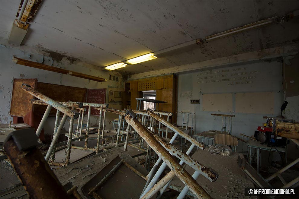 включили свет в Припяти, польские сталкеры в Припяти, Naprowmieniowani