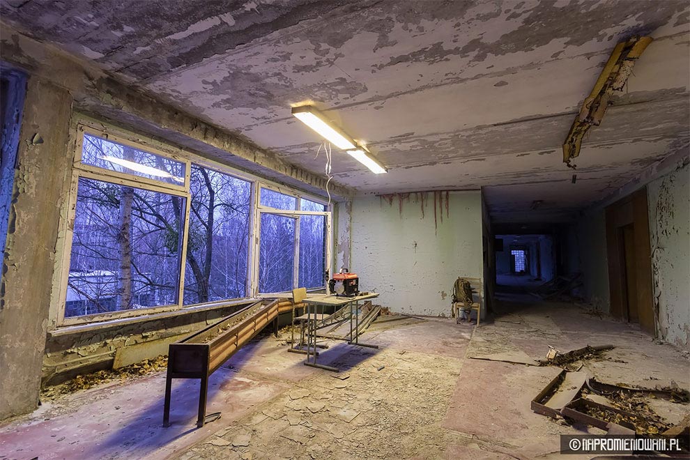 включили свет в Припяти, польские сталкеры в Припяти, Naprowmieniowani