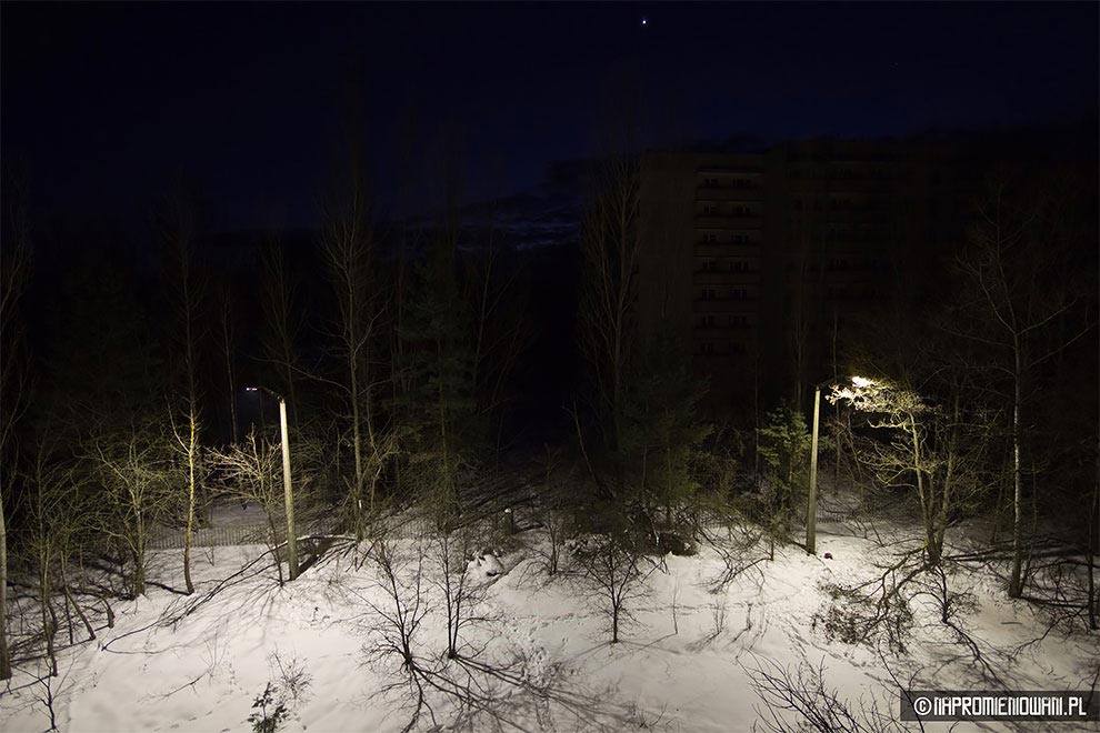 включили свет в Припяти, польские сталкеры в Припяти, Naprowmieniowani