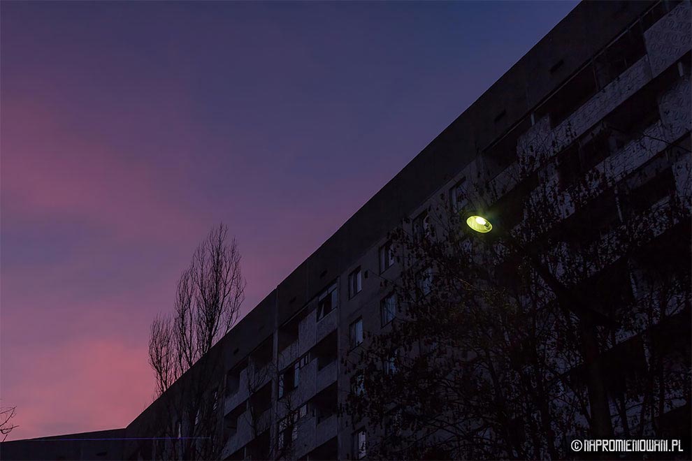 включили свет в Припяти, польские сталкеры в Припяти, Naprowmieniowani