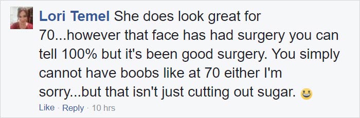 Каролин Харц, Carolyn Hartz, женщина выглядит отлично 70 лет, молодой вид 70 лет