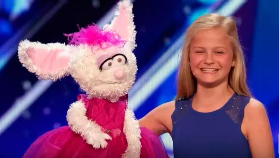 Этой девочке-чревовещателю и её кролику весь зал передачи «America’s Got Talent» аплодировал стоя девочка чревовещатель America’s Got Talent, спела с закрытым ртом, девочка чревовещатель и кролик