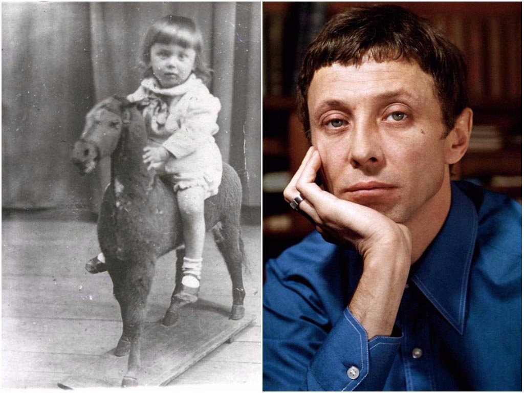 советские знаменитости в детстве,  Детские фотографии советских знаменитостей