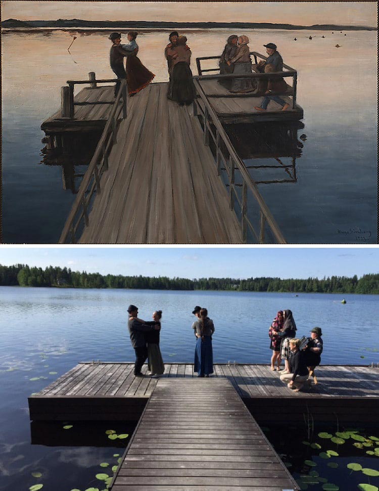 воссоздают картины, воссоздают картины знаменитых художников, пародии на картины