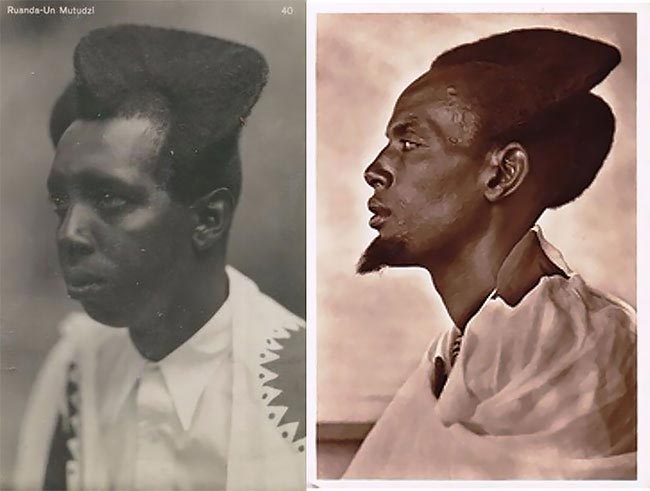 Амасунзу, Amasunzu, традиционная руандийская прическа, традиционная стрижка Руанды