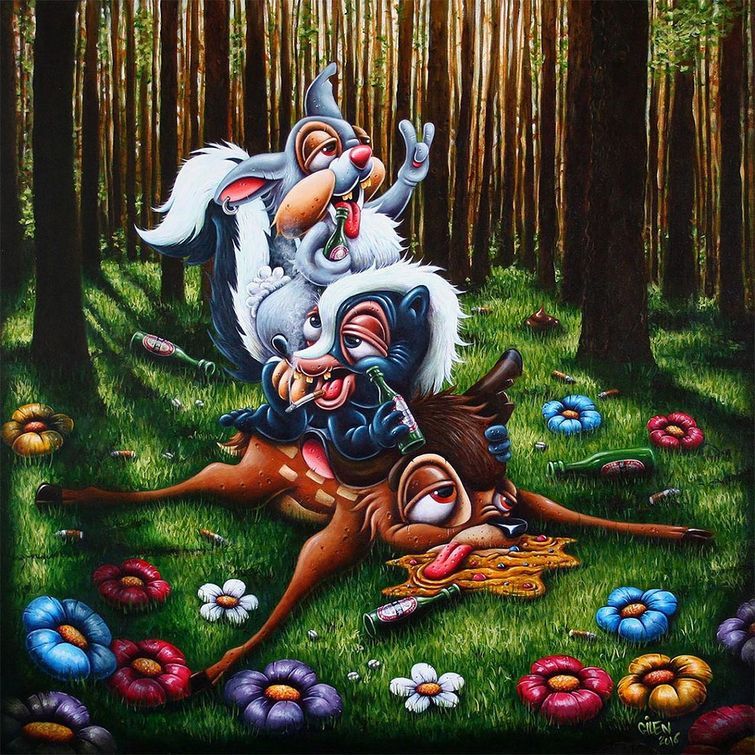 Жилен Буске, Gilen Bousquet, Ублюдочный дисней , Disney's Bastards