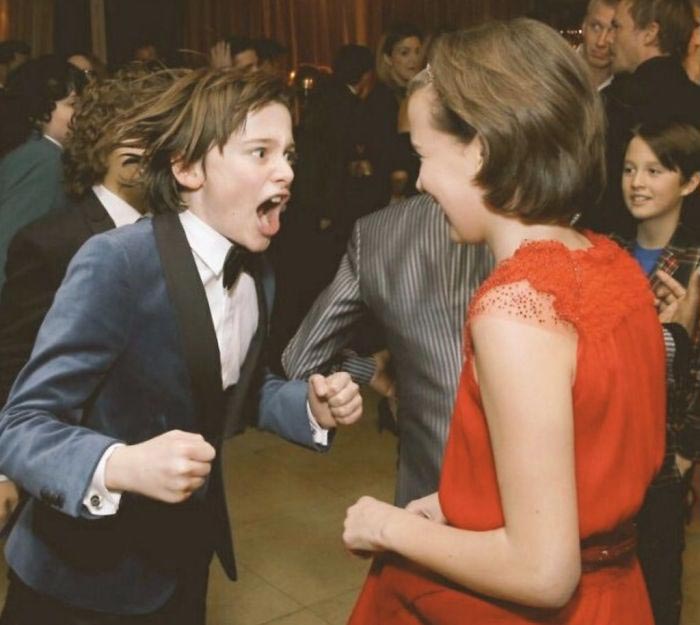 за кадром Очень странных дел, фотографии сделанные за кадром сериала очень странные дела