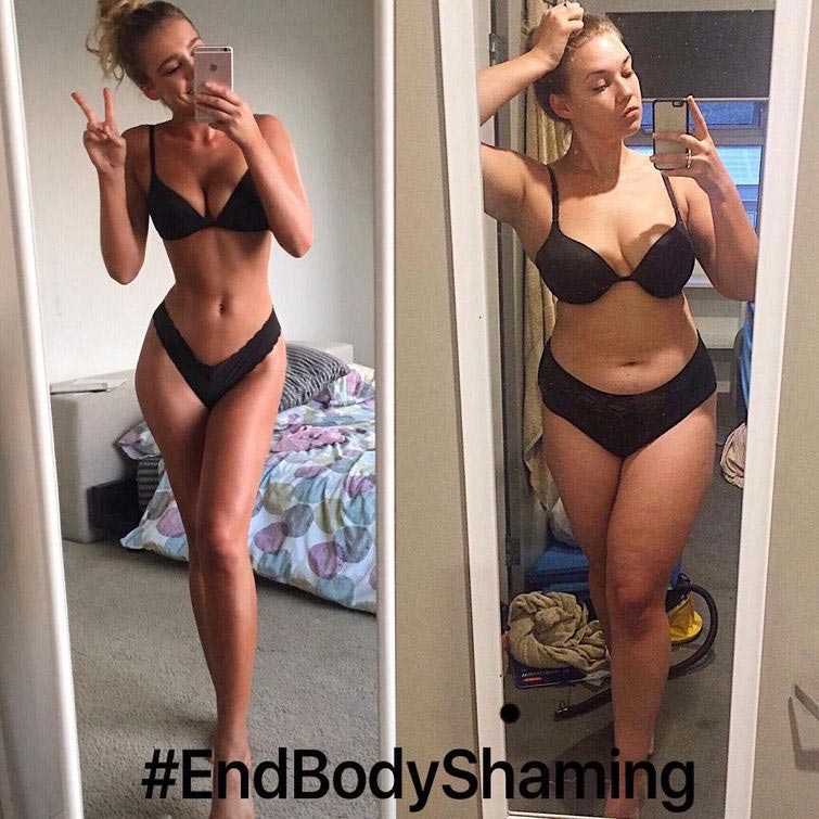 Эти модели с совершенно разными размерами снимаются вместе, чтобы люди перестали сравнивать друг друга Джорджия Гиббс, Кейт Уазли, модели разных размеров, модели с разными размерами