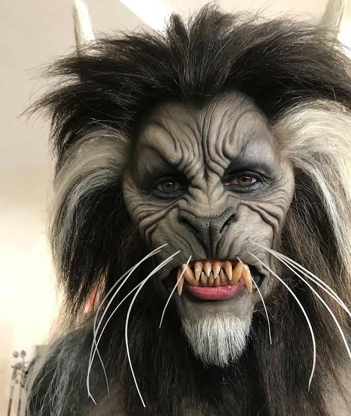 Хайди Клум наконец показал свой костюм на Хэллоуин 2017, на создание которого ушло 7 часов костюмы Хайди Клум Хэллоуин, хайди клум хэллоуин 2017, костюм хайди клум на хэллоуин 2017, наряды хайди клум на хэллоуин