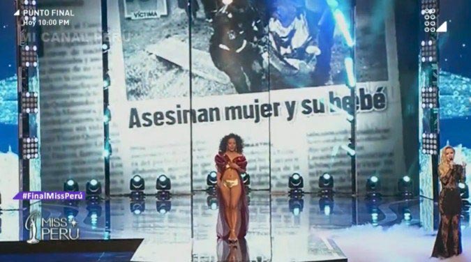 У этих участниц конкурса красоты был лучший ответ, когда их спросили рассказать о размерах их тел случай на конкурсе красоты, мисс Перу 2018, происшествие конкурс красоты