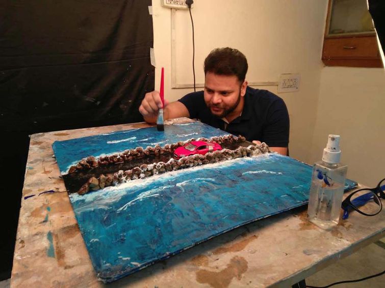 Ватсал Катария, Vatsal Kataria, фотографирует игрушечные модели автомобилей, реалистичные фото авто снимая игрушечные модели