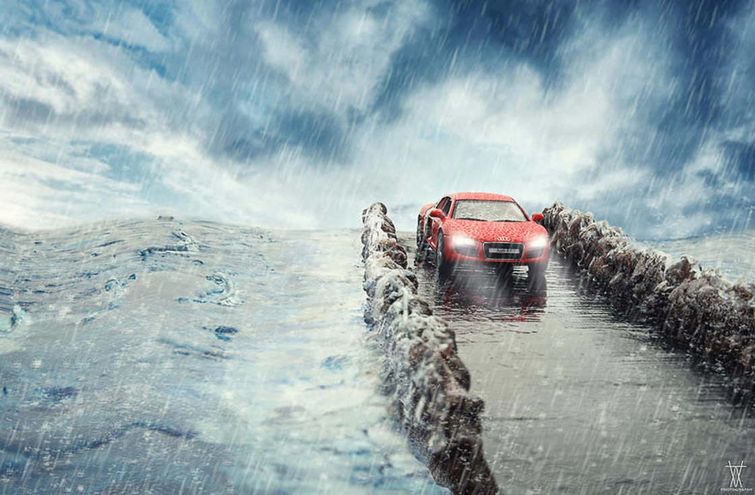 Ватсал Катария, Vatsal Kataria, фотографирует игрушечные модели автомобилей, реалистичные фото авто снимая игрушечные модели