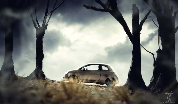 Ватсал Катария, Vatsal Kataria, фотографирует игрушечные модели автомобилей, реалистичные фото авто снимая игрушечные модели