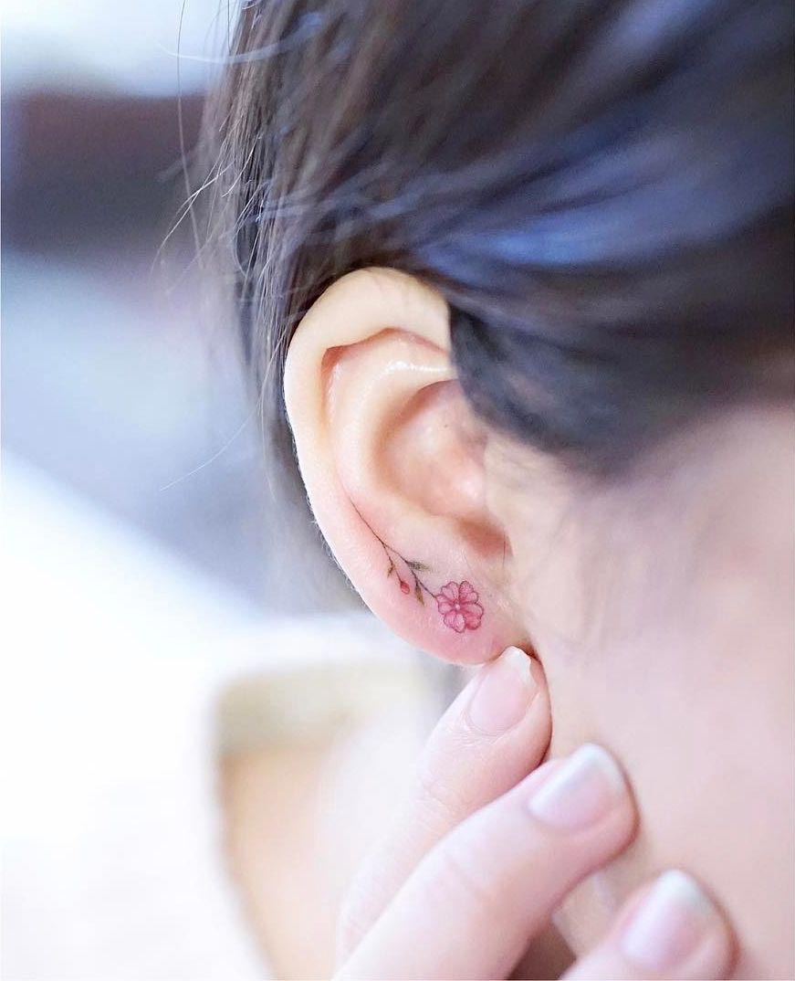 Цветочные татуировки, акварельные татуировки, тату с цветами