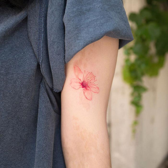 Цветочные татуировки, акварельные татуировки, тату с цветами