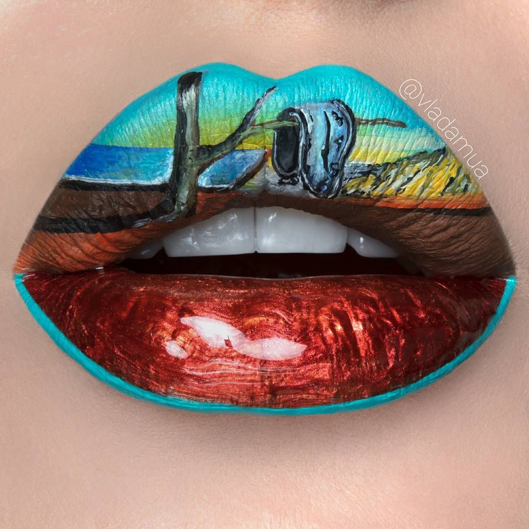 красивый макияж, необычный макияж