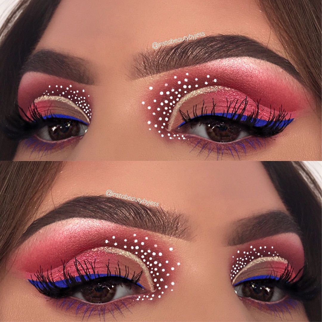 красивый макияж, необычный макияж