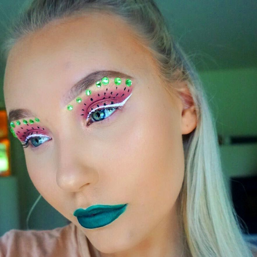 красивый макияж, необычный макияж