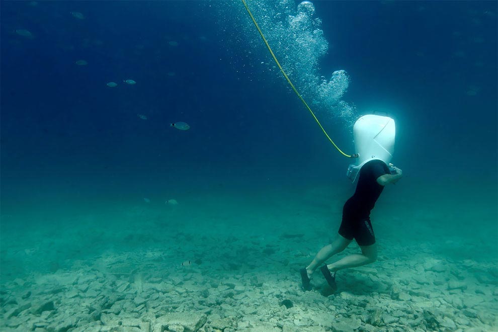 подводный парка в Хорватии, пешком по морскому дну, подводный парк Пула Хорватия