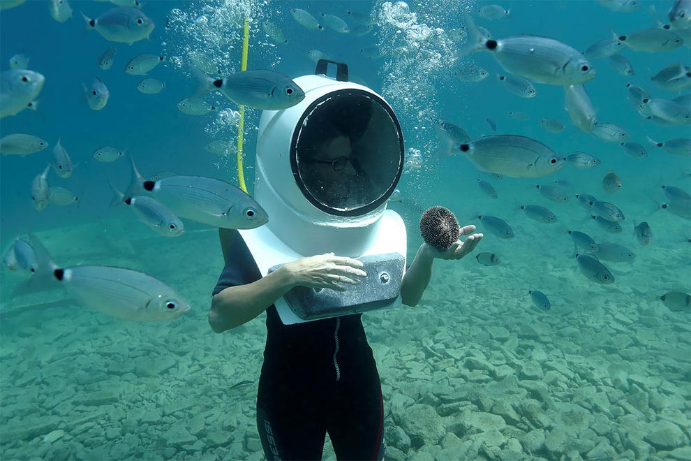 подводный парка в Хорватии, пешком по морскому дну, подводный парк Пула Хорватия