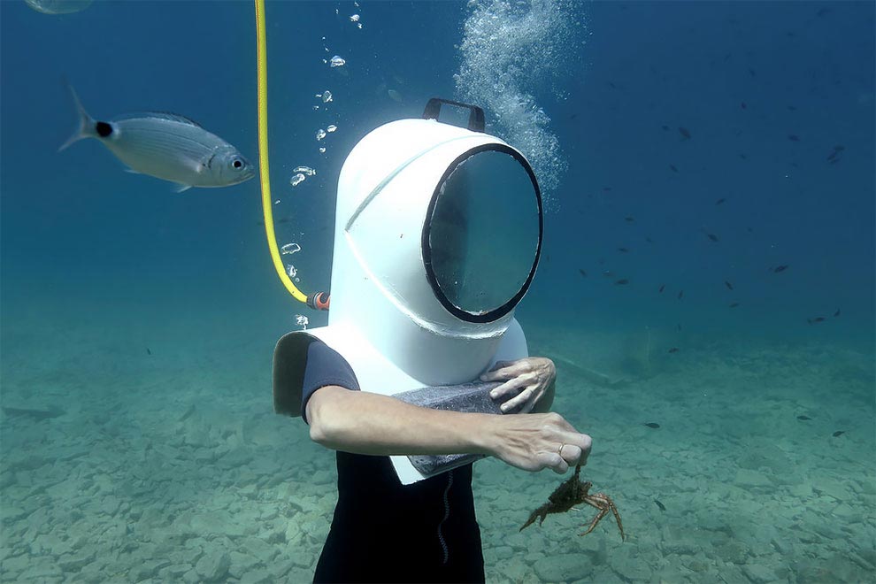 подводный парка в Хорватии, пешком по морскому дну, подводный парк Пула Хорватия
