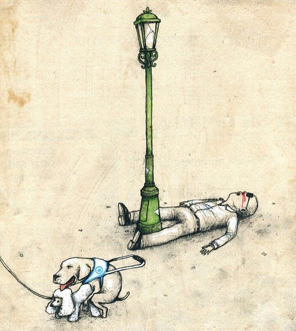 остро социальные иллюстрации, честные иллюстрации, художник Дран