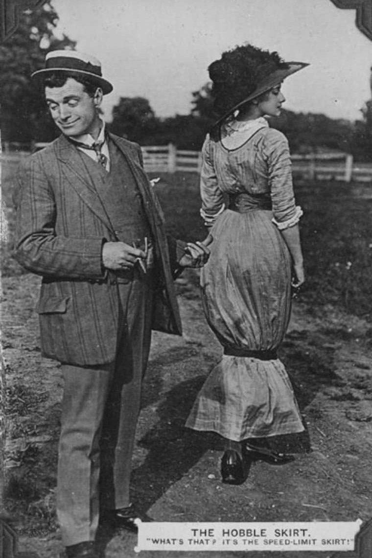 Безумная мода 20-го века, мода 20 века, булавки в щеках