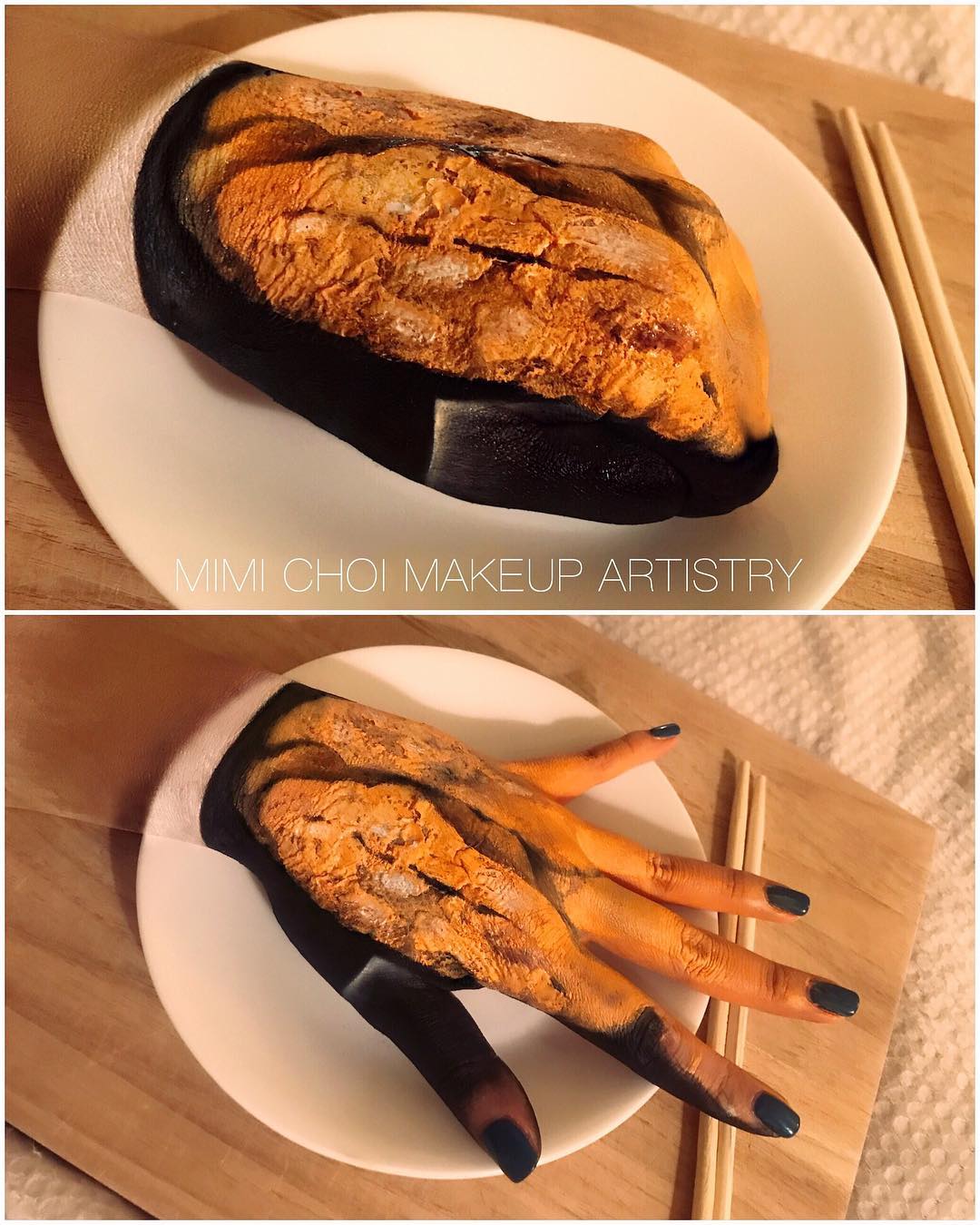 Мими Чой, Mimi Choi, галлюциногенный макияж