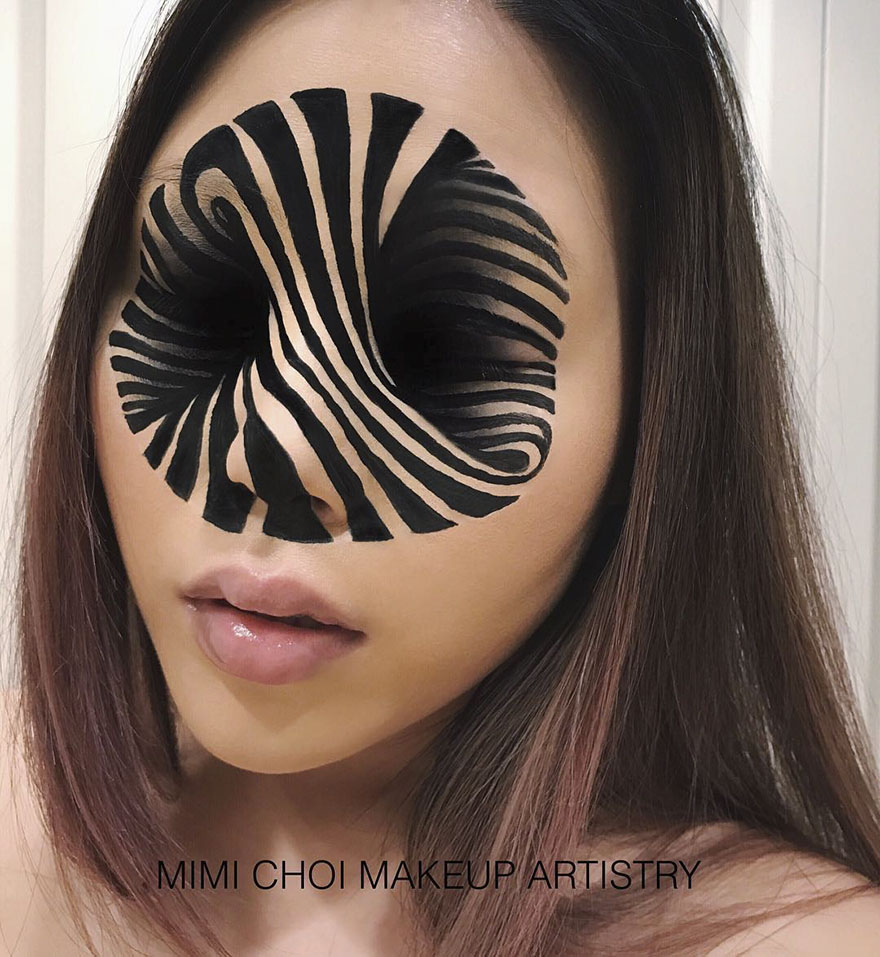 Мими Чой, Mimi Choi, галлюциногенный макияж