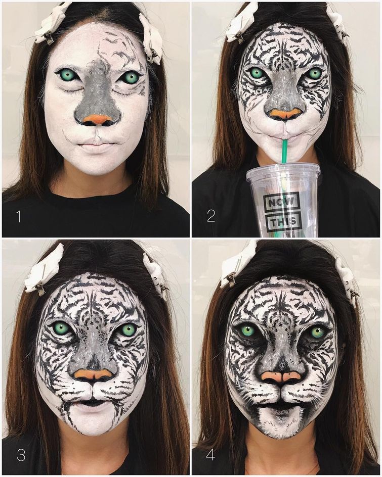 Мими Чой, Mimi Choi, галлюциногенный макияж