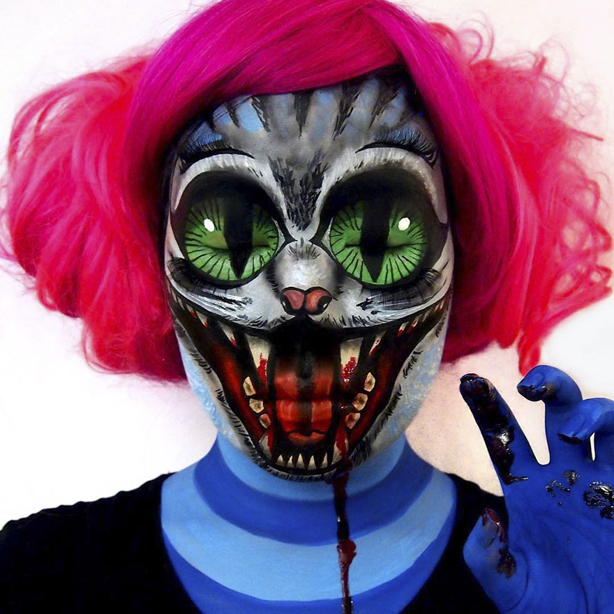 Мими Чой, Mimi Choi, галлюциногенный макияж