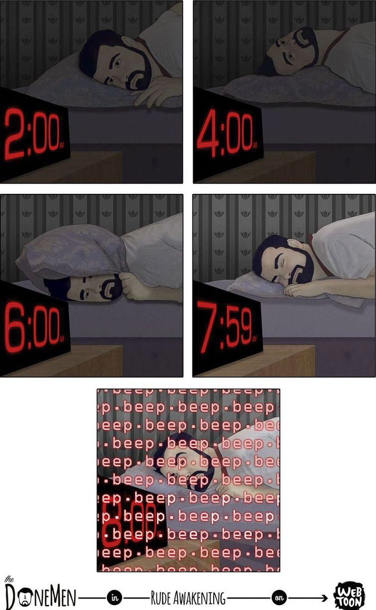 смешные комиксы, комиксы с неожиданным концом, комиксы без слов, Дэвид Данмен, David Daneman